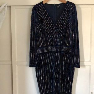 cassie velvet wrap dress